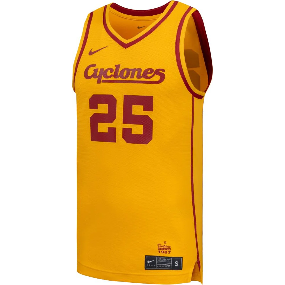 Iowa State Cyclones Basketball Jersey Nike Replica #25