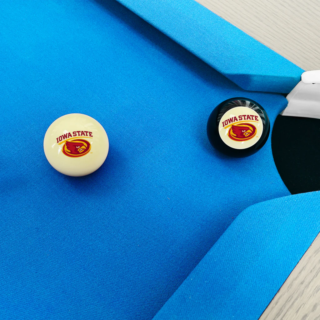 Iowa State Cyclones Logo Cue Ball and 8 Ball - Image 3