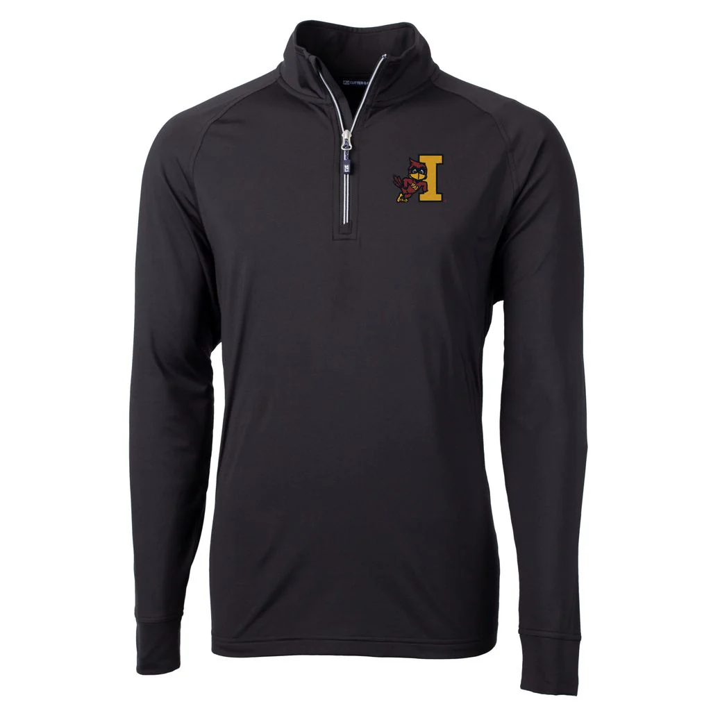 Iowa State Cyclones Men's Adapt Quarter-Zip Leaning Cy logo