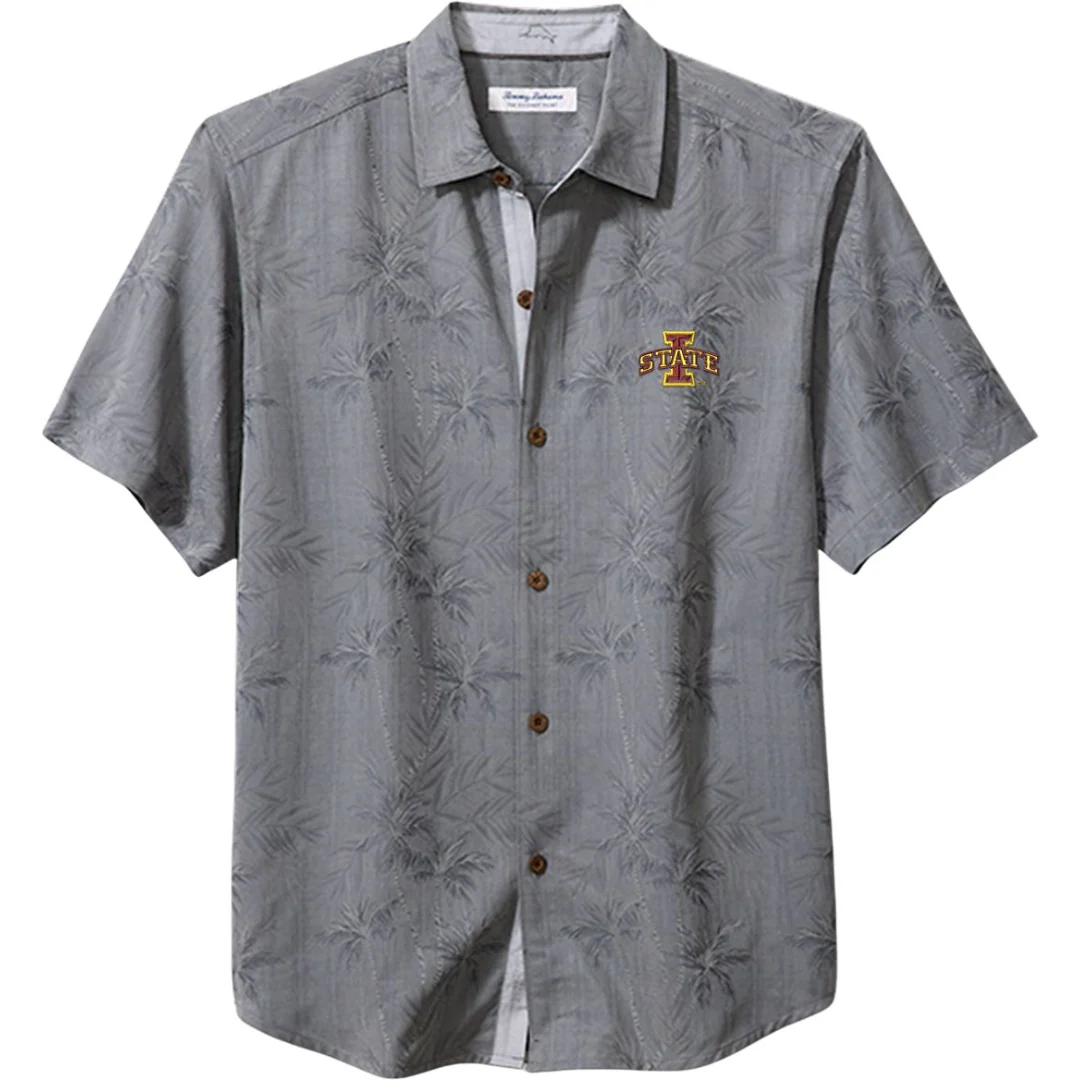 Iowa State Cyclones Men's Tommy Bahama Button-Up Palm Shirt - Image 2
