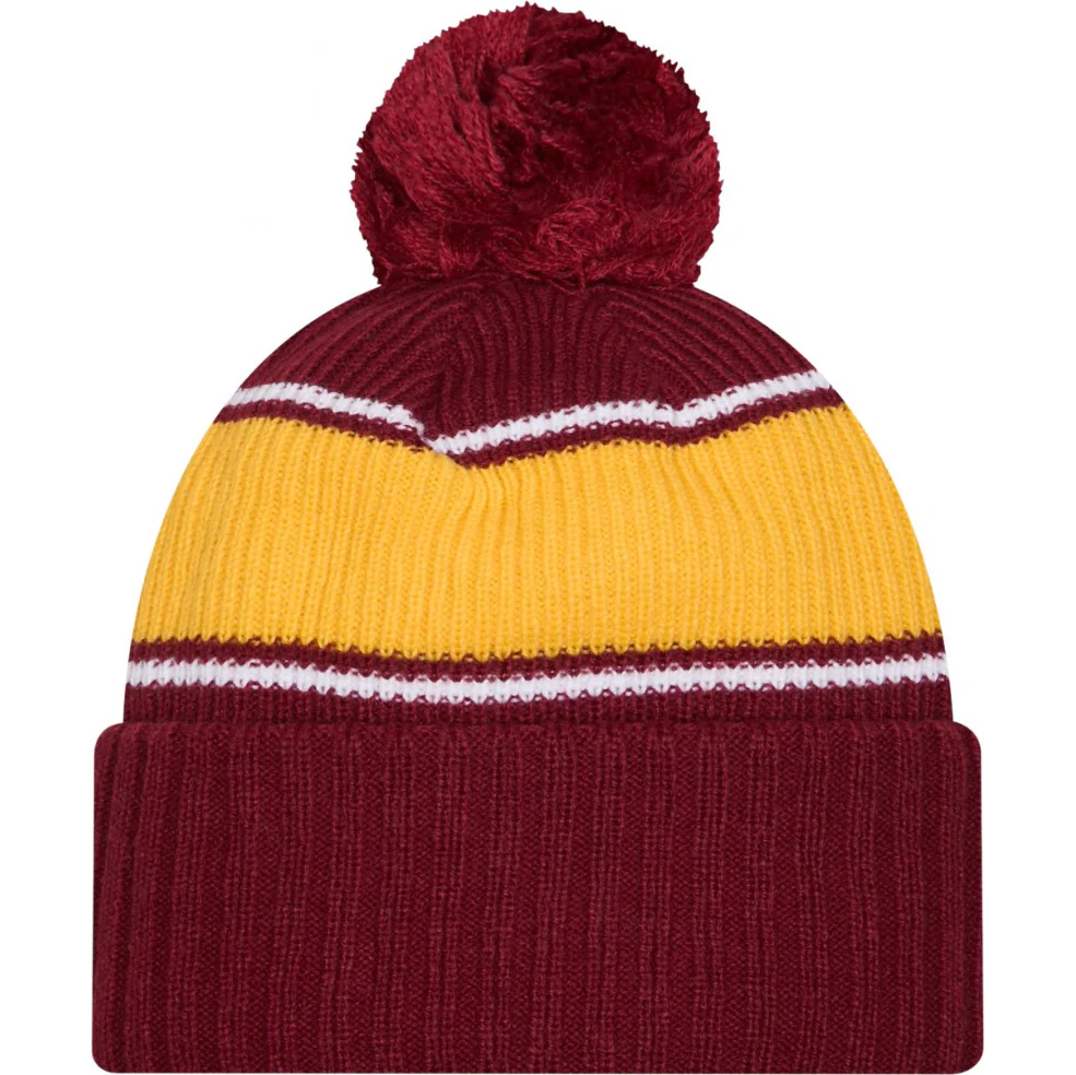 Iowa State Cyclones Youth Knit Pom Red/Gold Beanie - Image 2