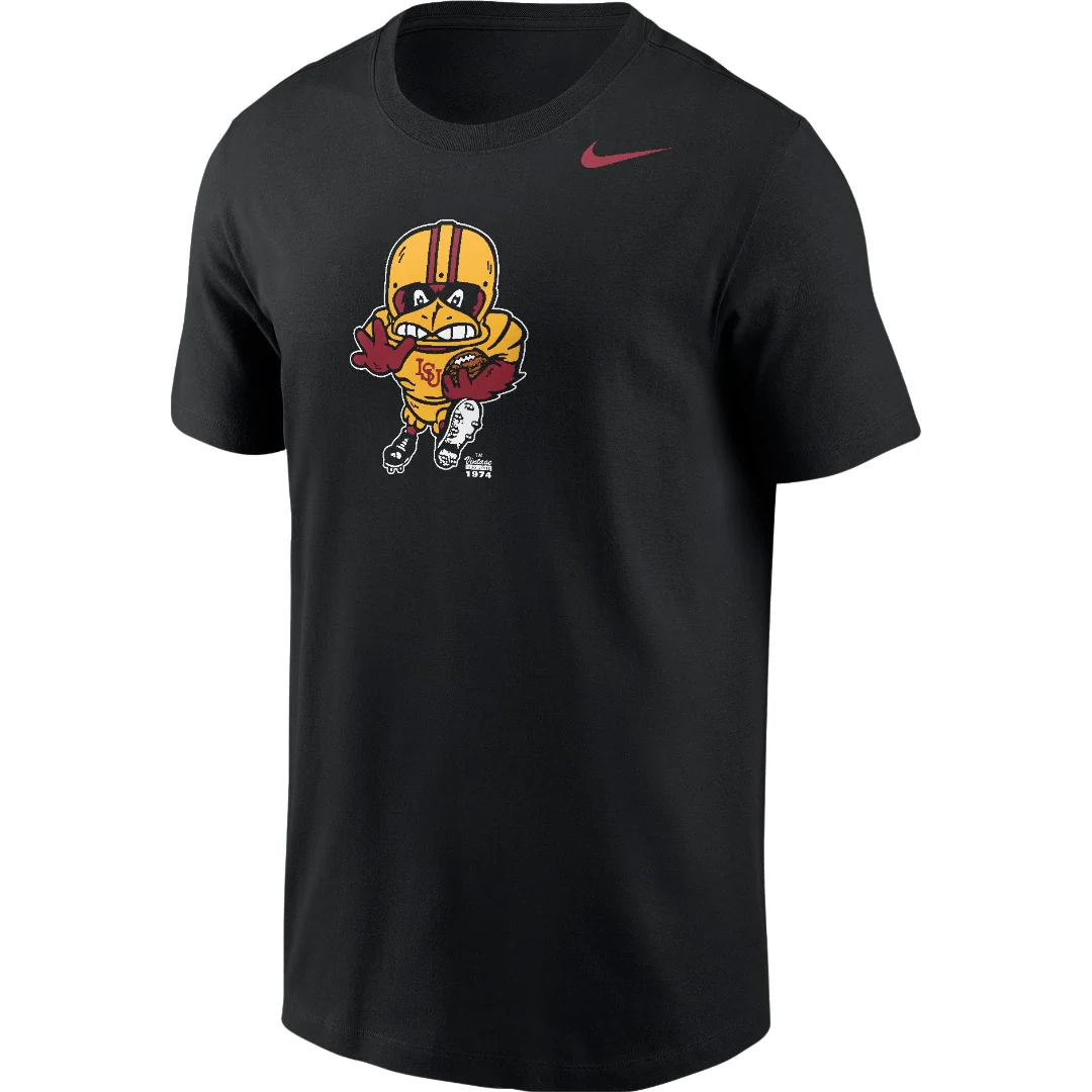 Iowa State Football Vintage Cy Nike Black T-Shirt