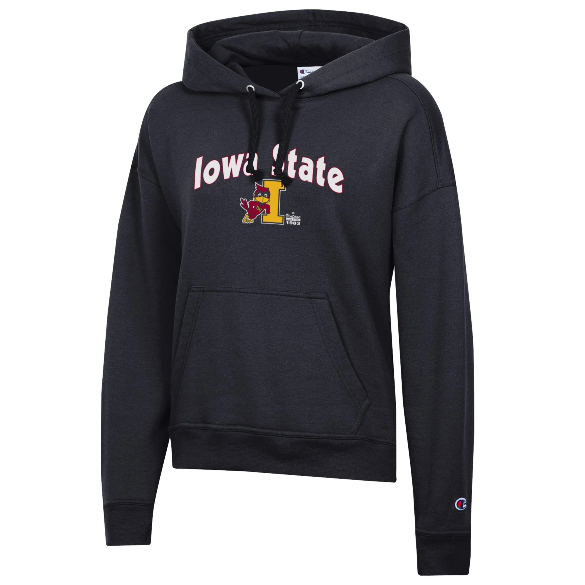 Iowa State Hoodie Women's Vintage Black Champion